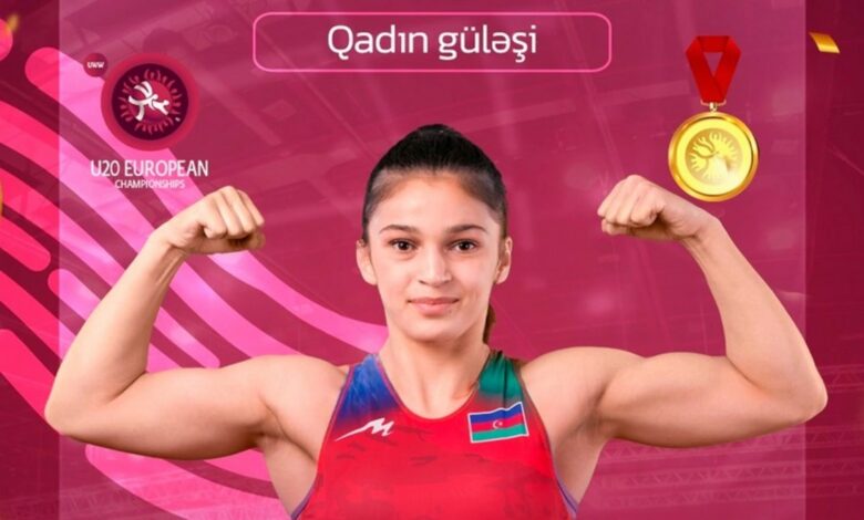 Qadın güləşçimiz Avropa çempionatının qalibi oldu