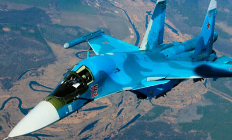 Rus Su-34 uçağı düştü