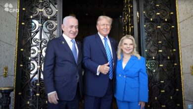 Trump, Netanyahu ile Trump'ın Florida'daki konutunda bir araya geldi.