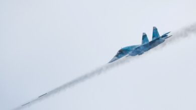 Volgograd bölgesine bir Su-34 bombardıman uçağı düştü