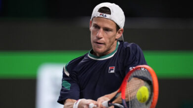 Diego Schwartzman, ABD Açık Turnuvası maçından sonra röportaj veriyor - İsrail Sporları