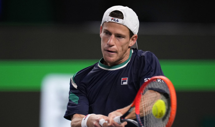 Diego Schwartzman, ABD Açık Turnuvası maçından sonra röportaj veriyor - İsrail Sporları