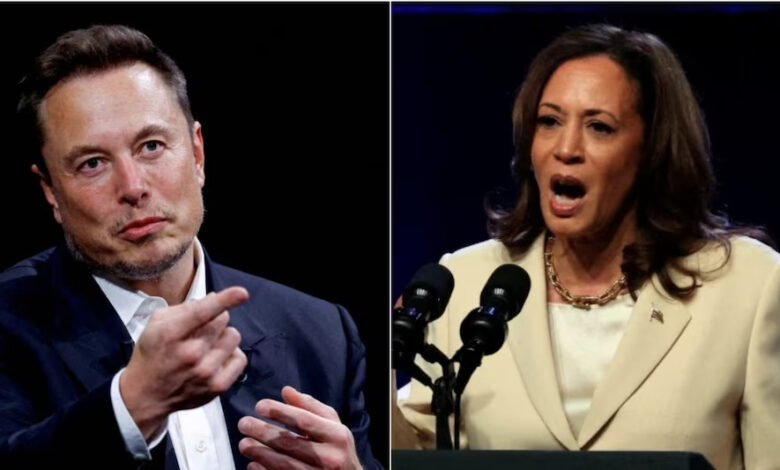 Elon Musk, Kamala Harris'i komünist olarak nitelendirdi