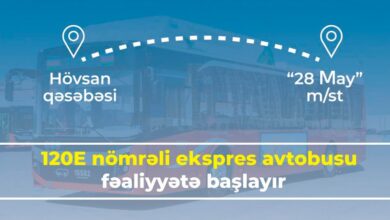 Bakıda yeni ekspres marşrut fəaliyyətə başlayır