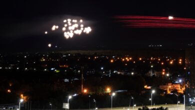 Rusya sabah saatlerinde Kiev'e insansız hava araçlarıyla saldırdı, yangın çıktı