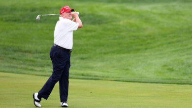 Trump, silahlı saldırı nedeniyle golf turunu tamamlayamadığı için şaka yaptı