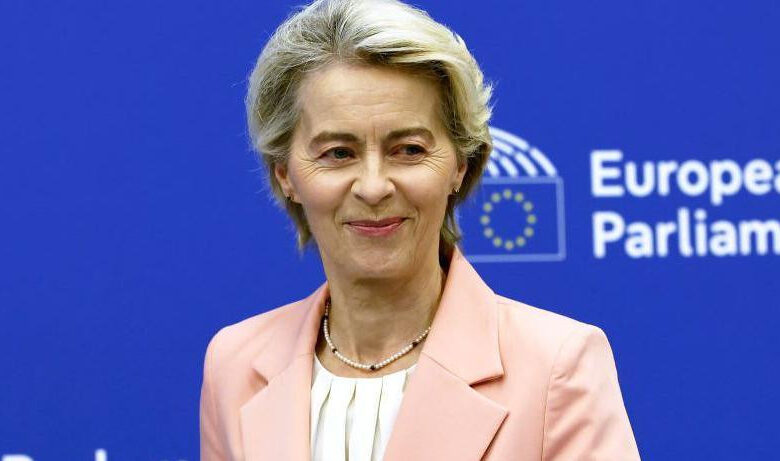 Von der Leyen: Hedef Ukrayna'nın enerji talebinin yüzde 75'ini yerli üretimle karşılamak