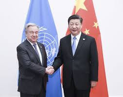 Xi Jinping, BM Genel Sekreteri Antonio Guterres ile görüştü