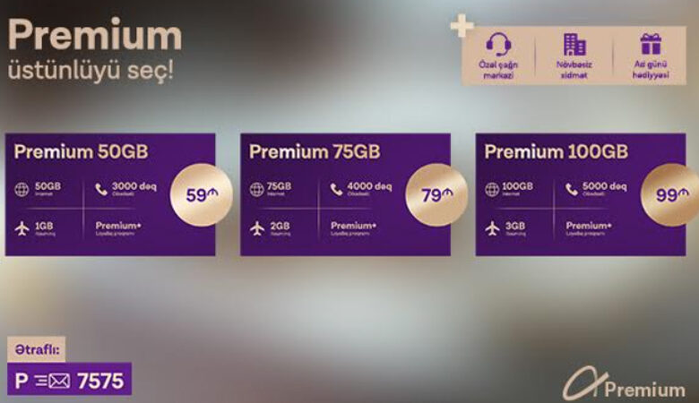 Azercell yenilənmiş “Premium” tarif paketlərini təqdim edir