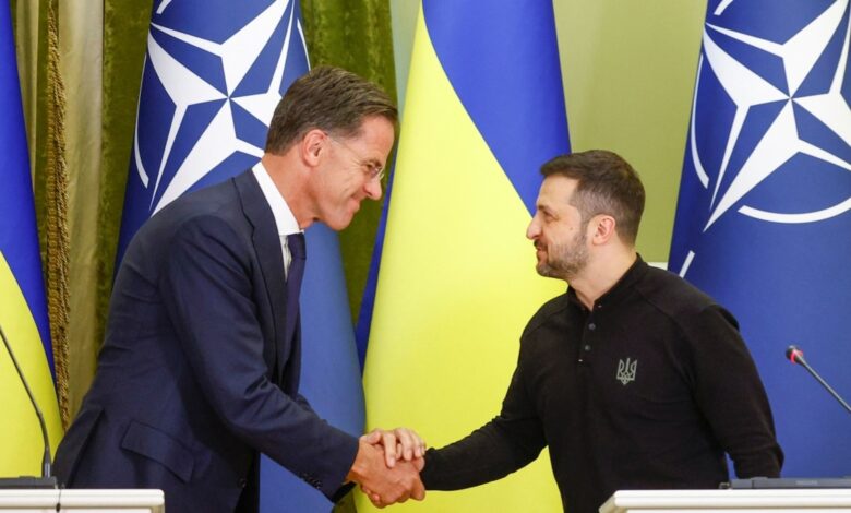 NATO'nun yeni başkanı Mark Rutte Ukrayna'yı ziyaret etti